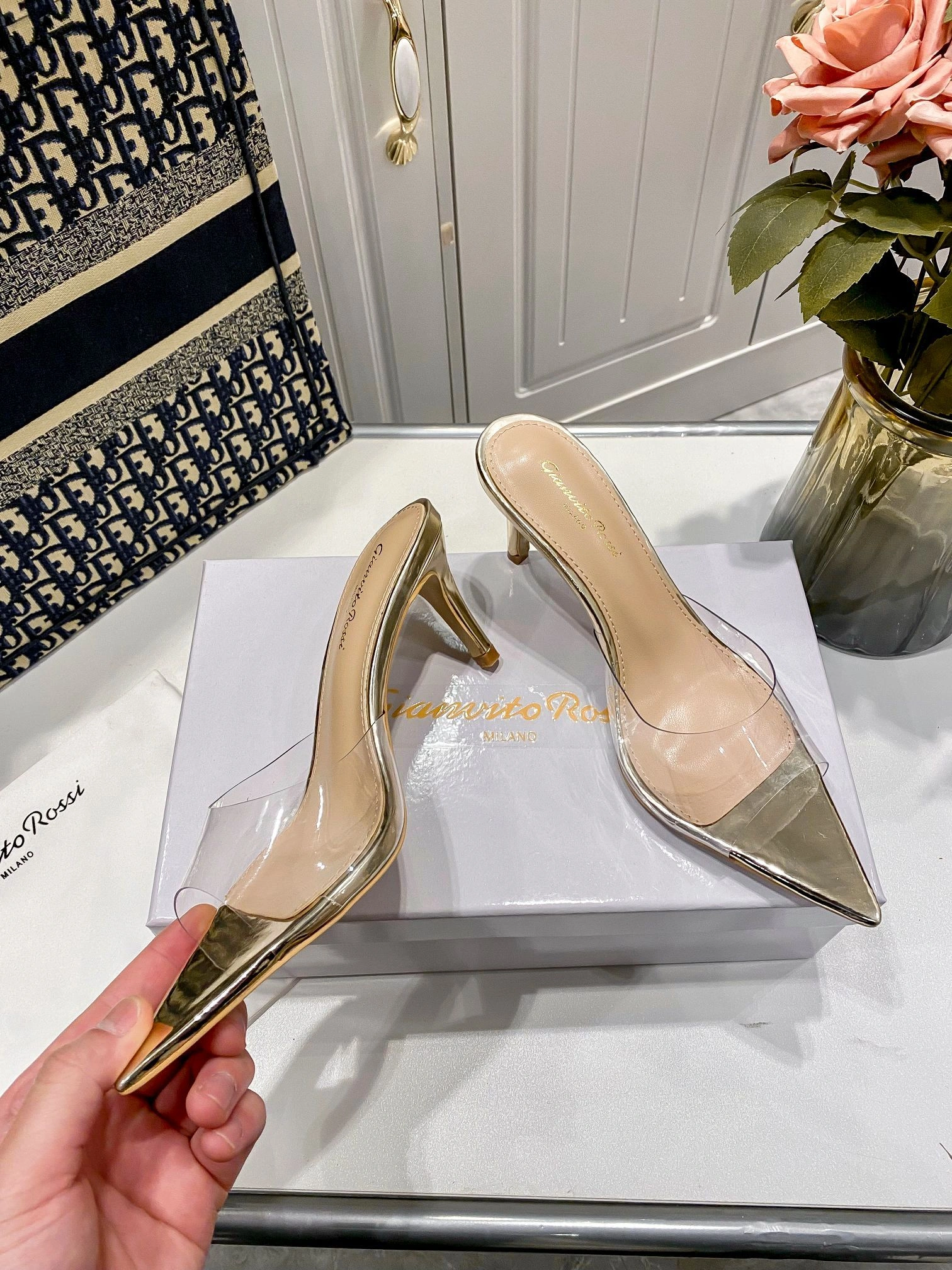 Other brands G11050.85RIC.GMETRME Heel height：7.5CM item:ET-X234E0821W